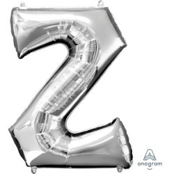 Anagram 34" Foil Silver Letter Z