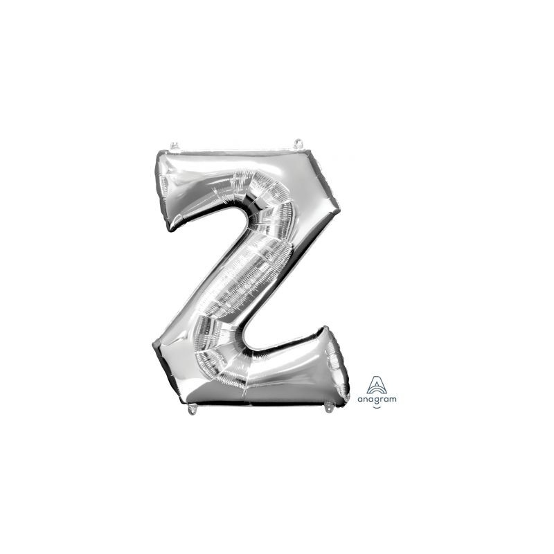 Anagram 34" Foil Silver Letter Z