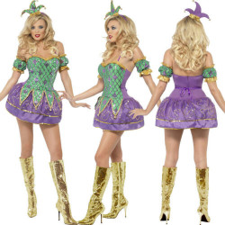 Harlequin Shine Adult Costume