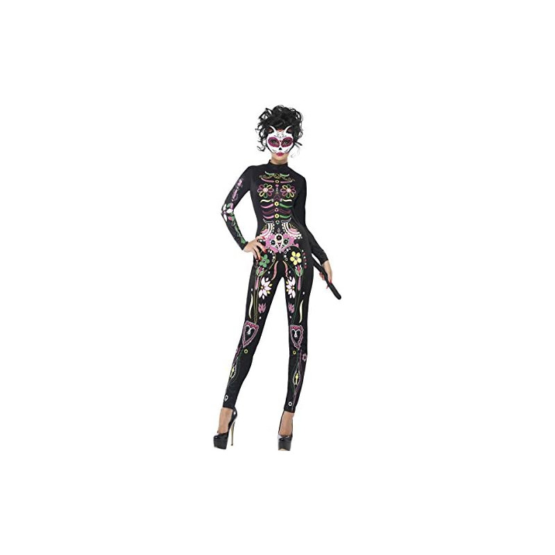 Sugar Skull Cat Adult Costume