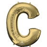 Anagram 34" Foil White Gold Letter C