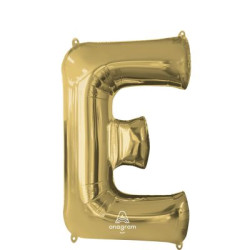 Anagram 34" Foil White Gold Letter E