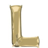 Anagram 34" Foil White Gold Letter L