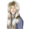 80's Mega Mullet Blonde Wig