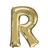 Anagram 34" Foil White Gold Letter R