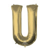 Anagram 34" Foil White Gold Letter U