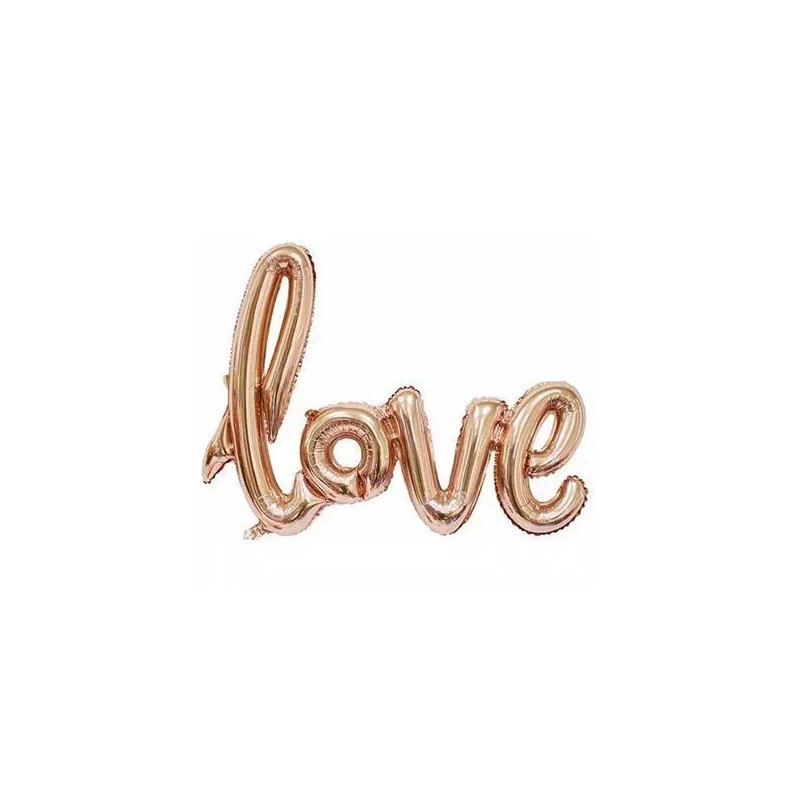 Scripted Love Rose Gold