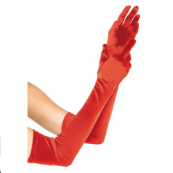 Long Red Gloves