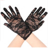 Lace Black Gloves