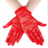 Lace Red Gloves