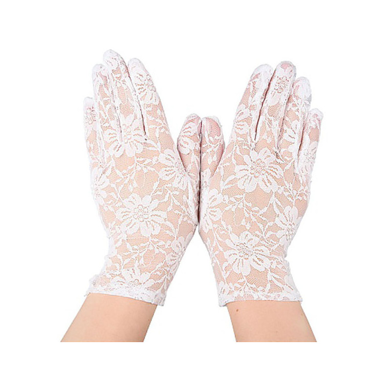 Lace White Gloves