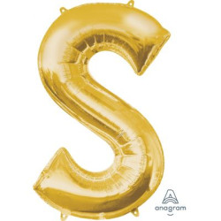 Anagram 34" Foil Gold Letter S