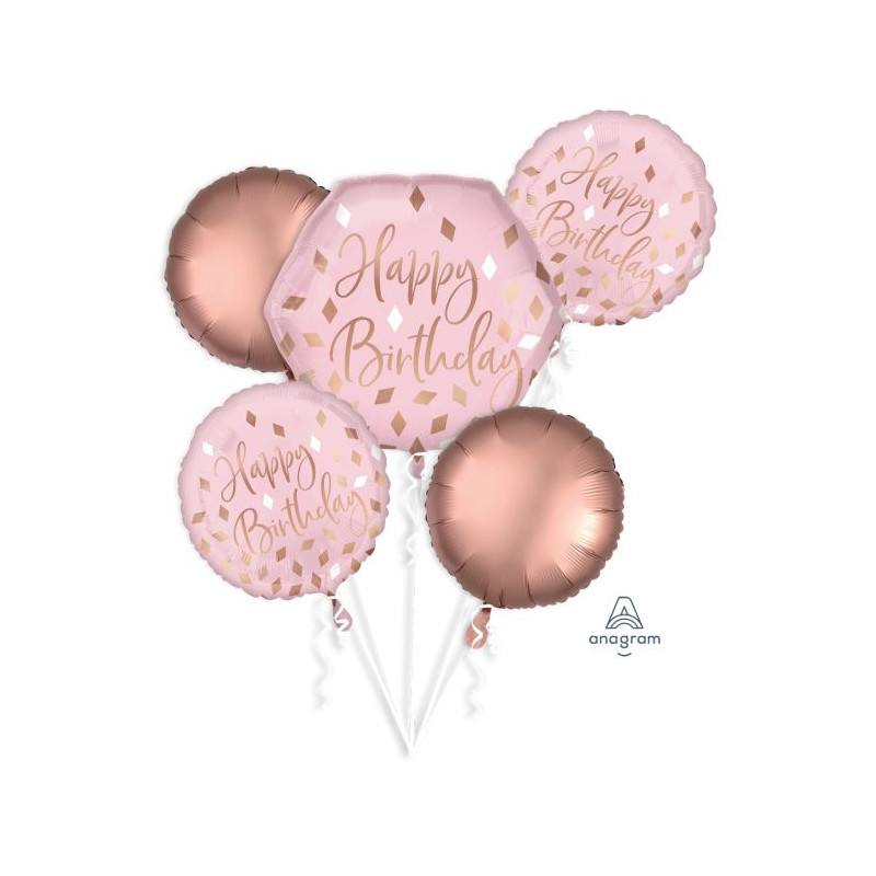Anagram Balloon Bouquet Kit Blush Birthday
