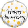 Anniversary Gold Dots Foil 45cm