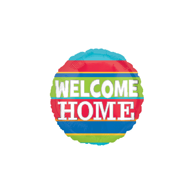 Welcome Home Colorful Stripes Foil 45cm