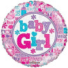 Holographic Baby Girl Foil 45cm