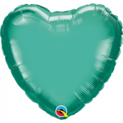 Chrome Green Heart Foil 45cm