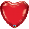 Ruby Red Heart Foil 45cm