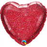 Glittergraphic Red Heart Foil 45cm