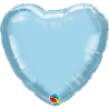 Light Blue Heart Foil 45cm