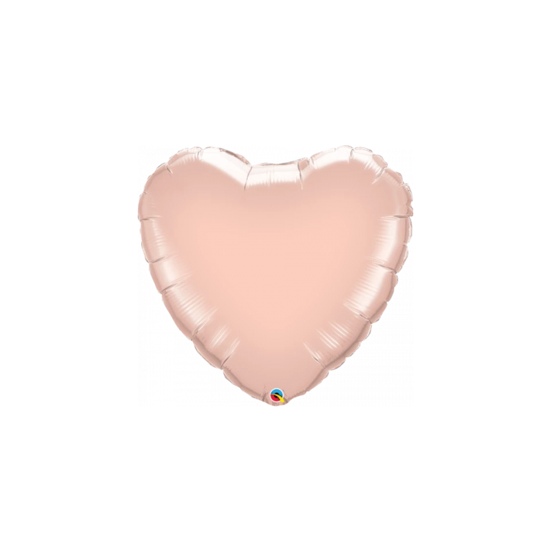 Rose Gold Heart Foil 45cm