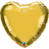 Gold Heart Foil 45cm