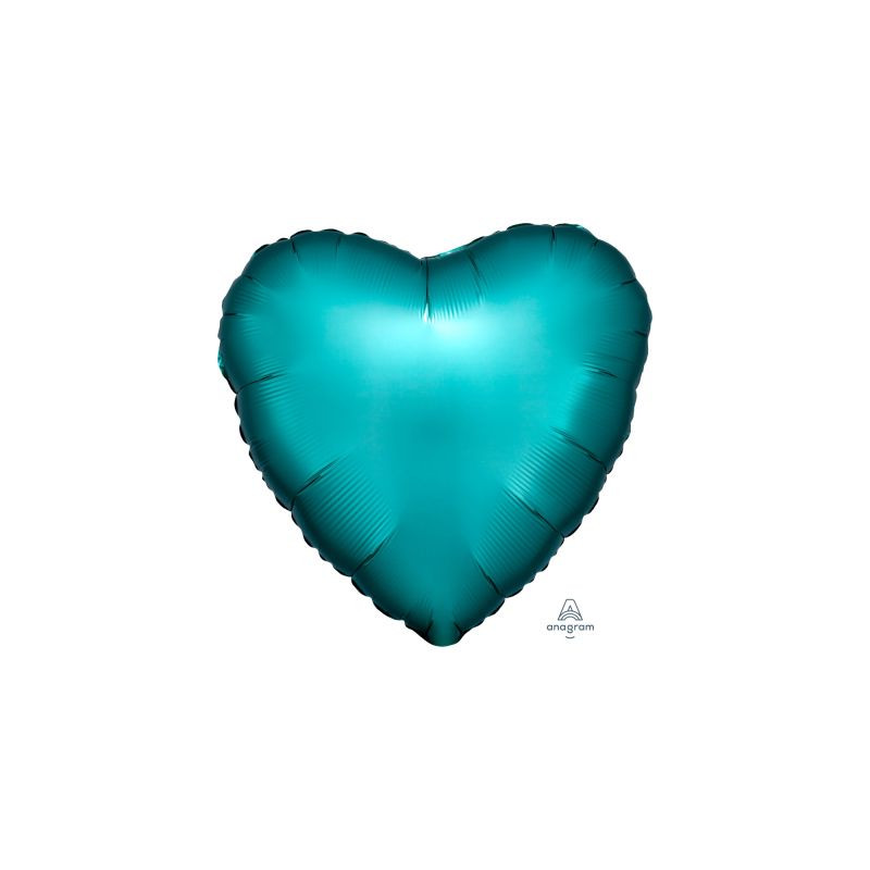 Satin Luxe Jade Heart Foil 45cm