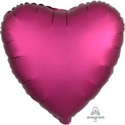 Satin Luxe Pomegranate Heart Foil 45cm