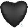 Satin Luxe Onyx Heart Foil 45cm