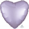 Satin Luxe Lilac Heart Foil 45cm