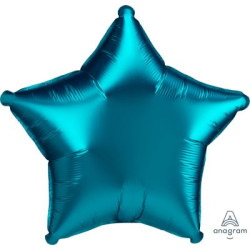 Satin Luxe Aqua Star Foil 45cm