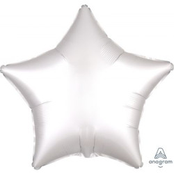 Satin Luxe White Star Foil 45cm