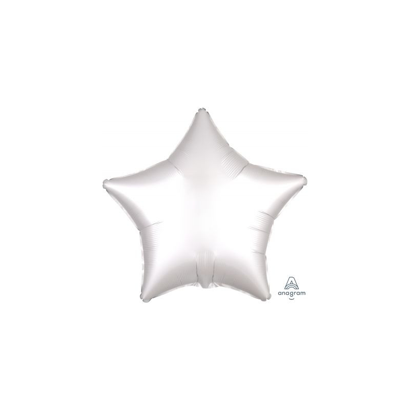 Satin Luxe White Star Foil 45cm