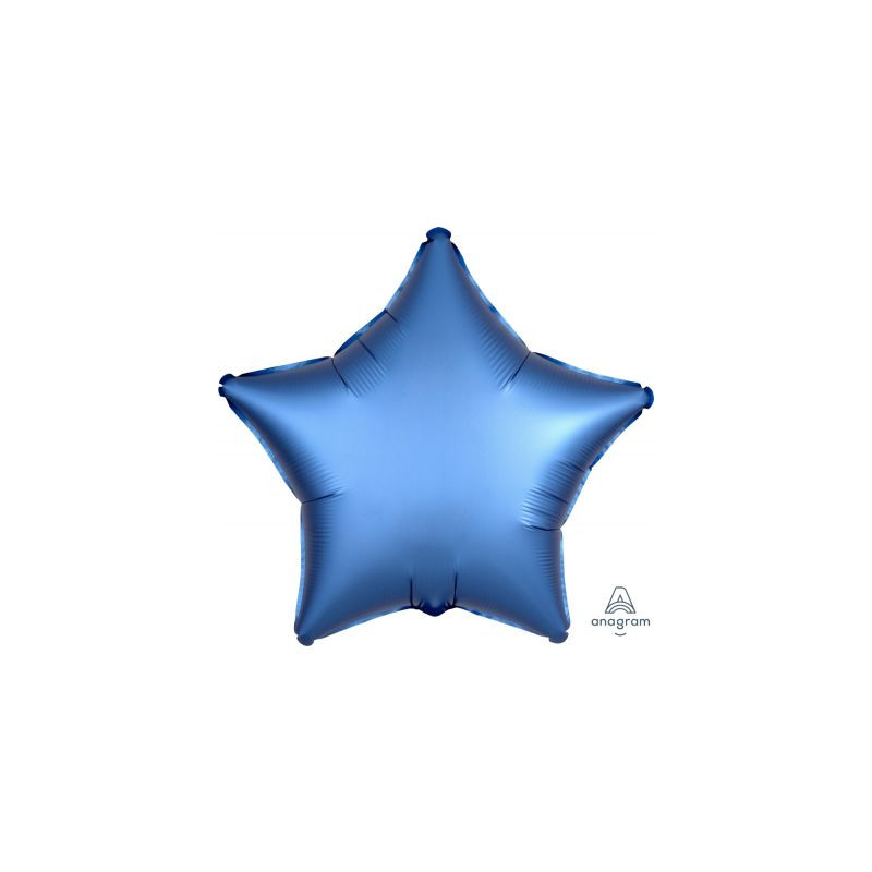 Satin Luxe Azure Star Foil 45cm