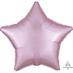 Satin Luxe Pastel Pink Star...