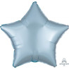 Satin Luxe Pastel Blue Star Foil 45cm