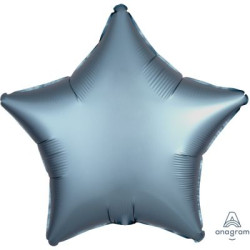 Satin Luxe Steel Blue Star...