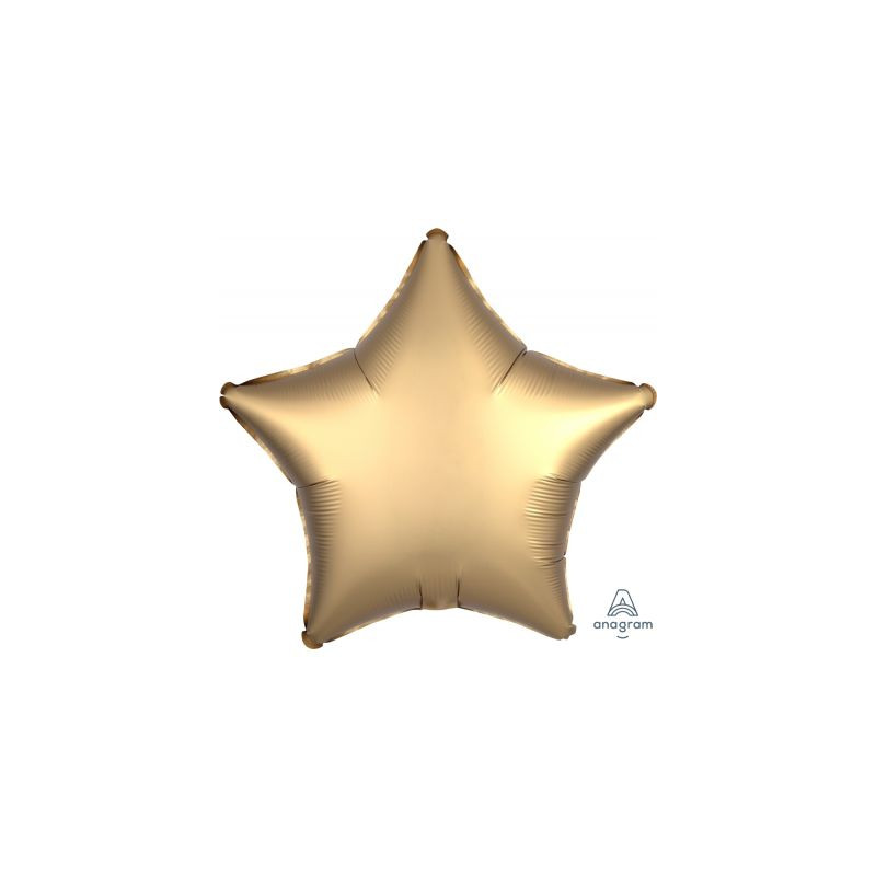 Satin Luxe Gold Star Foil 45cm