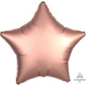 Satin Luxe Rose Copper Star Foil 45cm