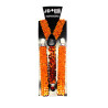 Orange Sequin Suspenders