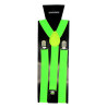 Neon Green Suspenders