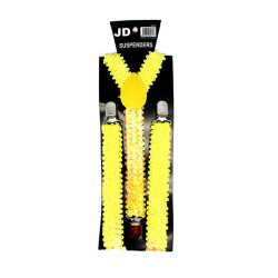 Yellow Sequin Suspenders