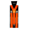 Neon Orange Suspenders