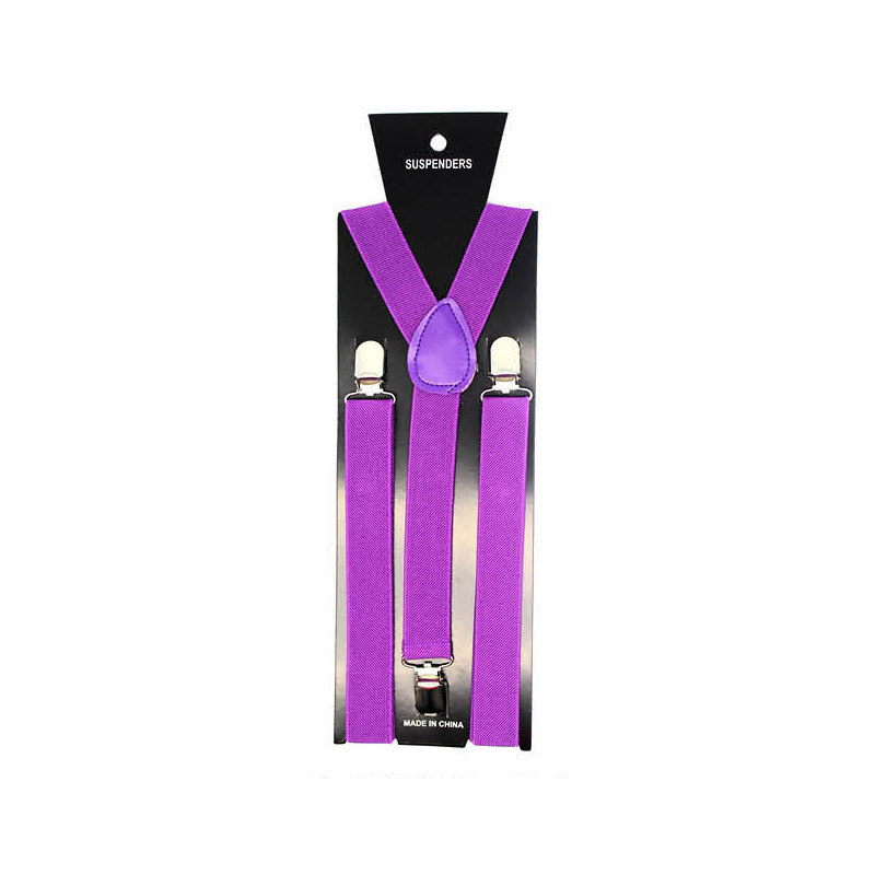 Purple Suspenders