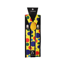 Clown Rainbow Suspenders