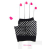 Black Fishnet Short Gloves