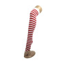 Red White Stripe Over the Knee Stockings