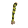 Yellow Black Stripe Over the Knee Stockings