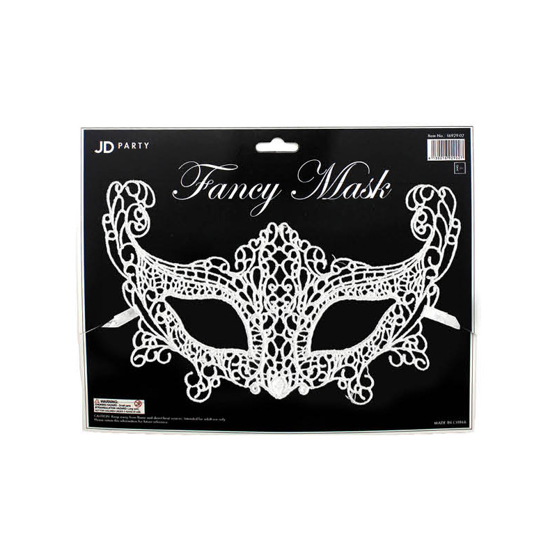 Lace Art White Mask