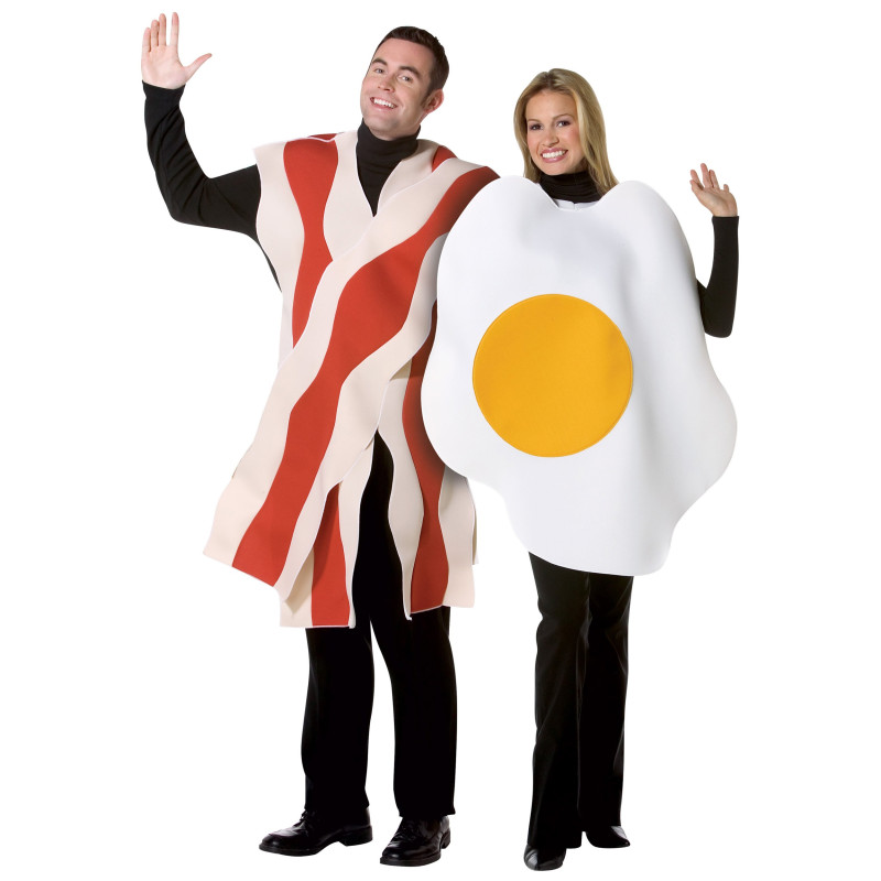 Bacon and Egg Couples Adult Costume